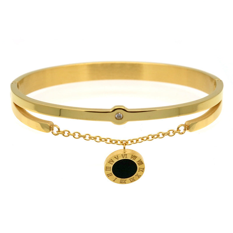 Roman Numeral Fringe Bracelet - AltaMiraJewels