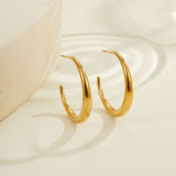 Titanium Steel Hoop Earrings