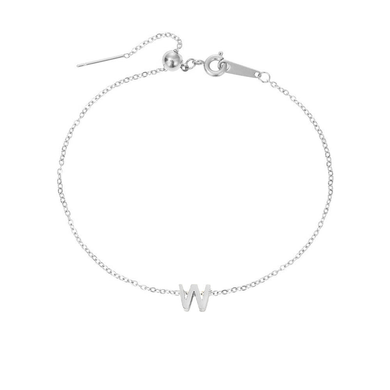 Stainless Steel Letter Bracelet - AltaMiraJewels