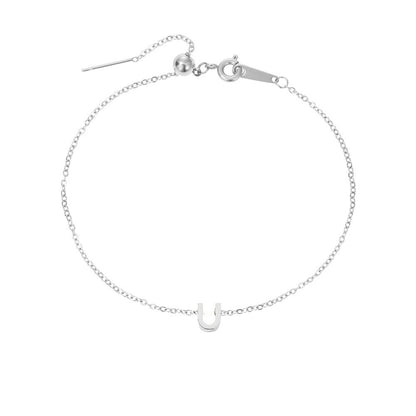 Stainless Steel Letter Bracelet - AltaMiraJewels
