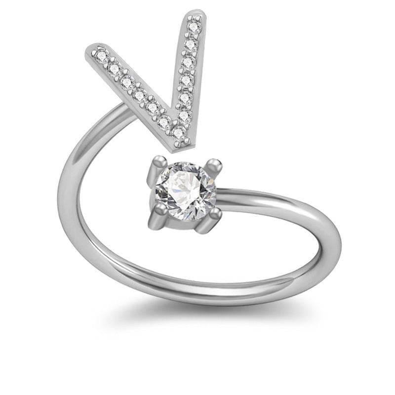 26 Letter English Rings Jewelry - AltaMiraJewels