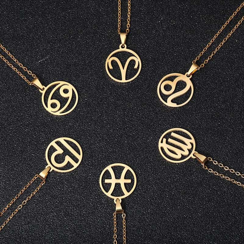 Zodiac Pendant Necklace