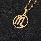 Zodiac Pendant Necklace