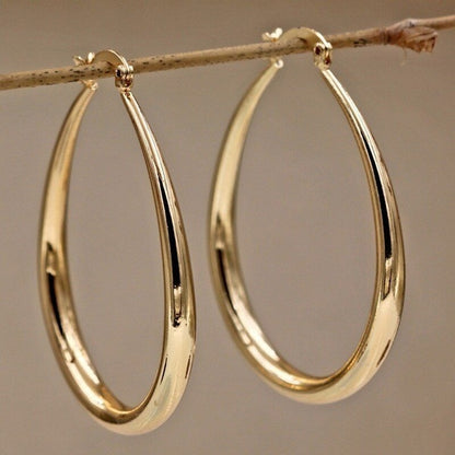 Geometric Oval Earrings - AltaMiraJewels