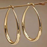 Geometric Oval Earrings - AltaMiraJewels