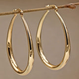 Geometric Oval Earrings - AltaMiraJewels