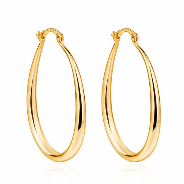 Geometric Oval Earrings - AltaMiraJewels