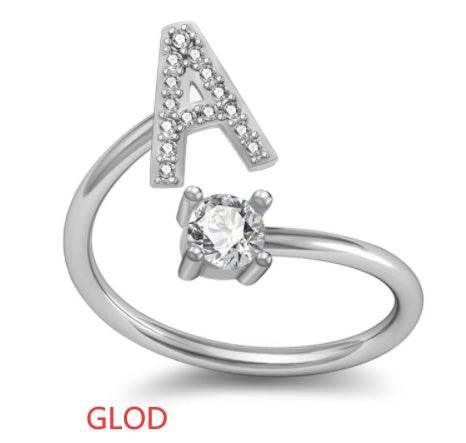 26 Letter English Rings Jewelry - AltaMiraJewels
