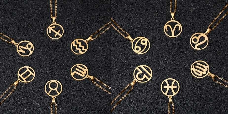 Zodiac Pendant Necklace