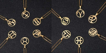 Zodiac Pendant Necklace