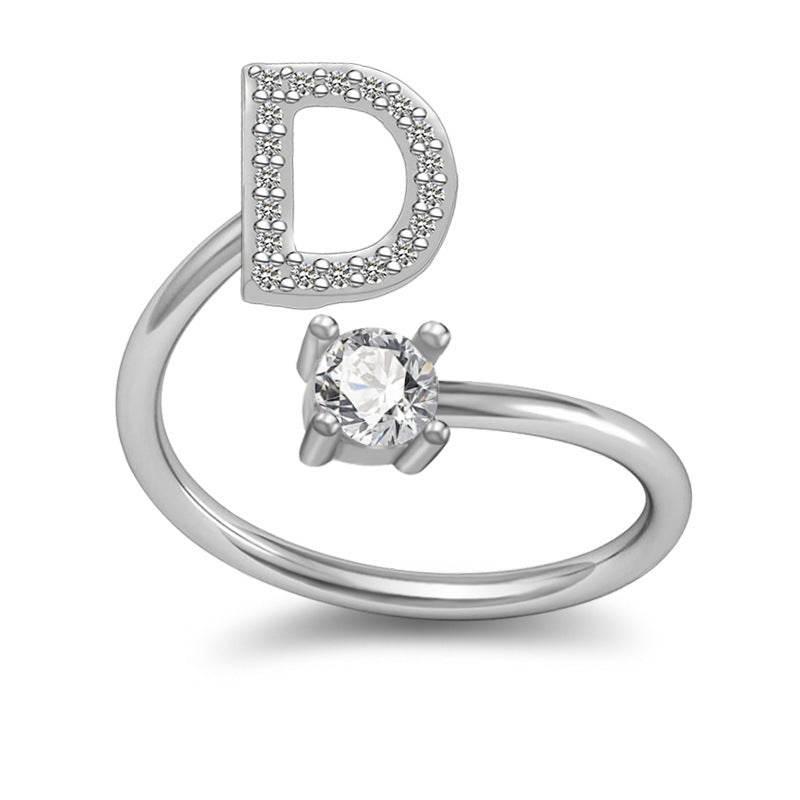 26 Letter English Rings Jewelry - AltaMiraJewels