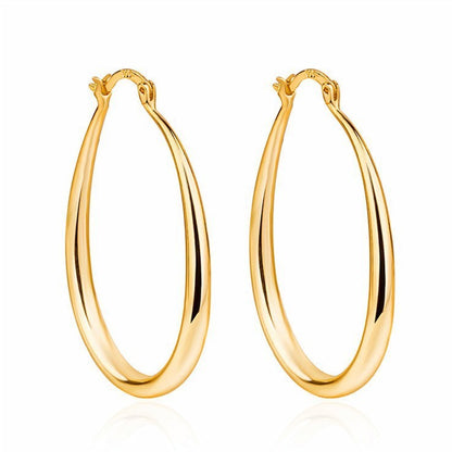 Geometric Oval Earrings - AltaMiraJewels