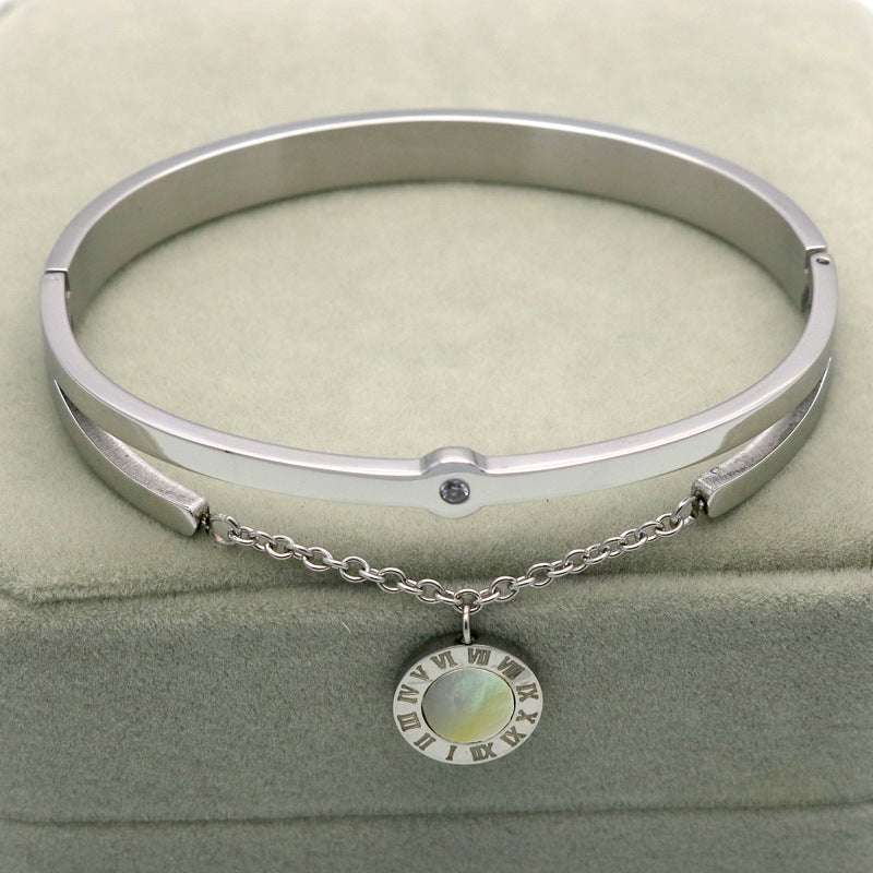 Roman Numeral Fringe Bracelet