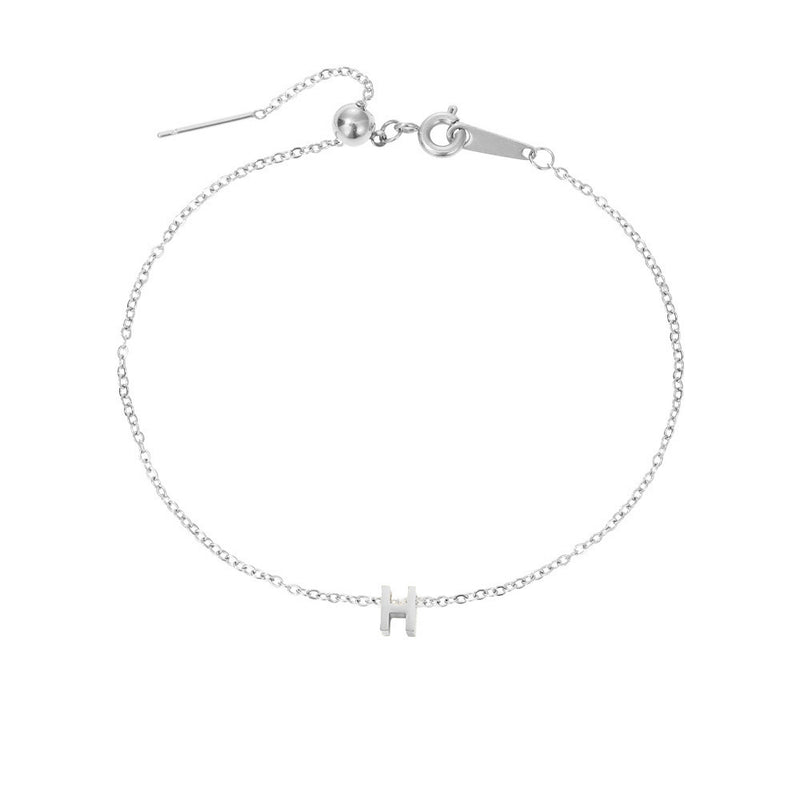 Stainless Steel Letter Bracelet - AltaMiraJewels