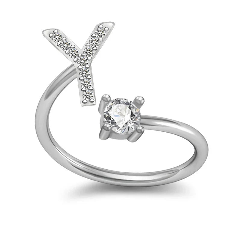 26 Letter English Rings Jewelry - AltaMiraJewels