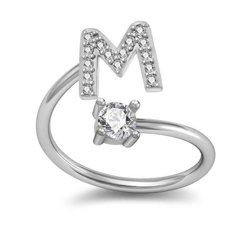 26 Letter English Rings Jewelry - AltaMiraJewels