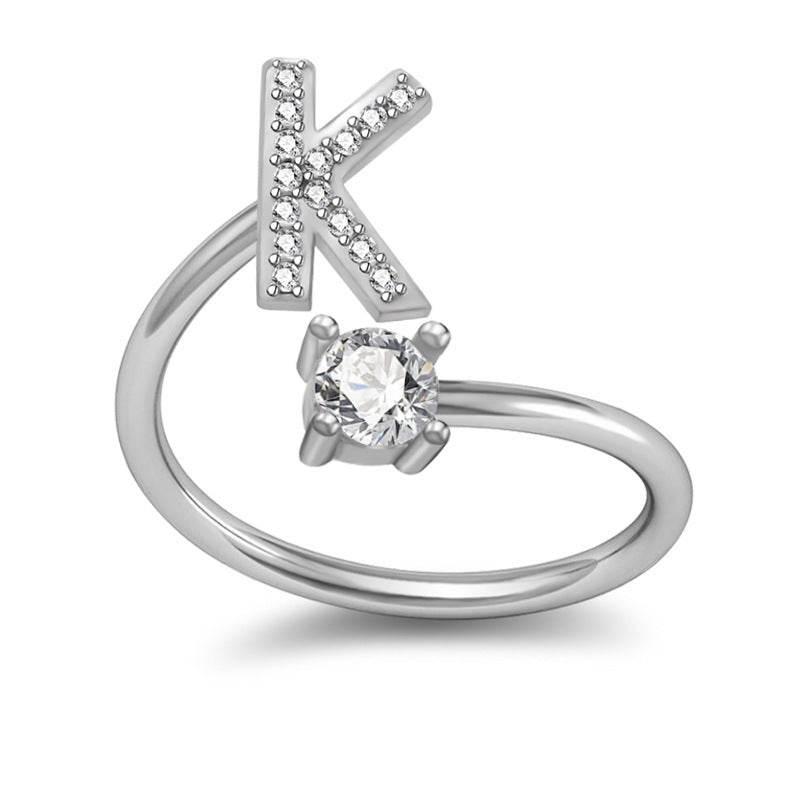 26 Letter English Rings Jewelry - AltaMiraJewels