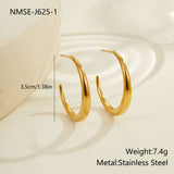 Titanium Steel Hoop Earrings