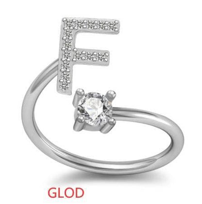 26 Letter English Rings Jewelry - AltaMiraJewels