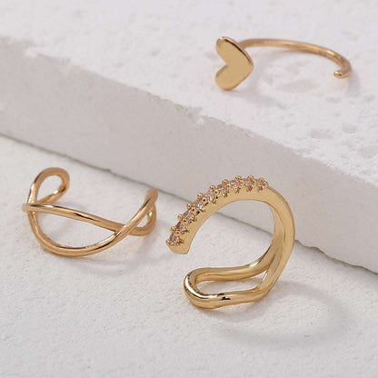 European Diamond Clip Earrings