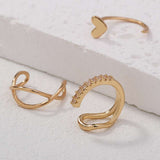 European Diamond Clip Earrings