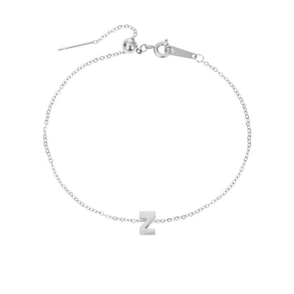 Stainless Steel Letter Bracelet - AltaMiraJewels