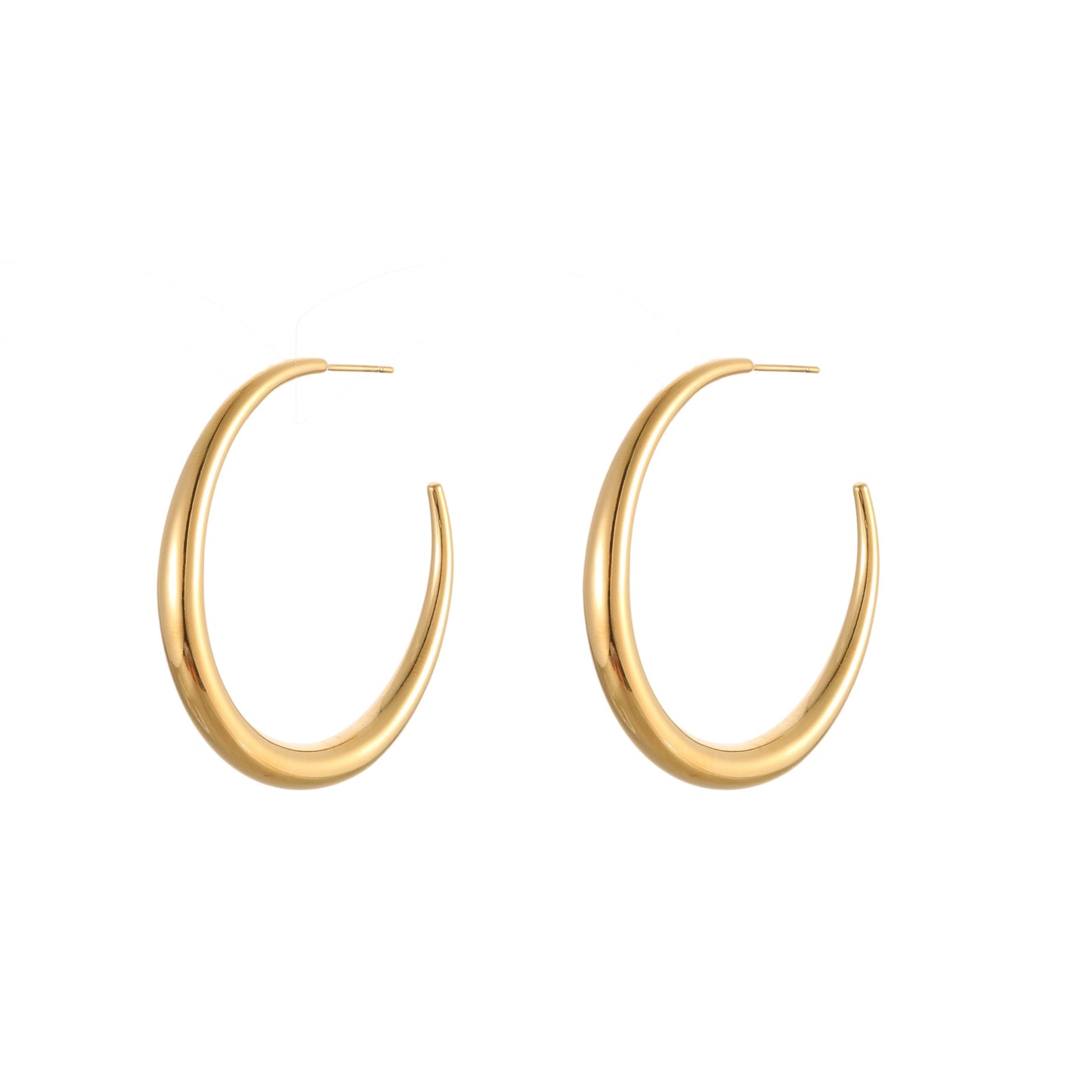 Titanium Steel Hoop Earrings - AltaMiraJewels