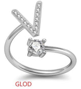 26 Letter English Rings Jewelry - AltaMiraJewels